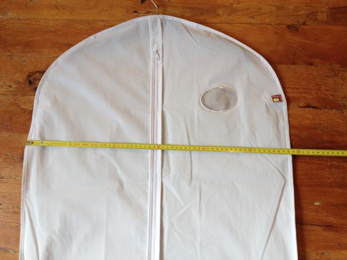 Housse de rangement protège vêtement blanc - photo numéro 7