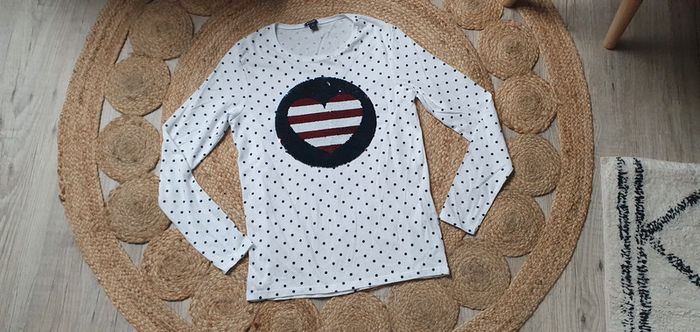 T-shirt à pois kiabi en 12 ans - photo numéro 2