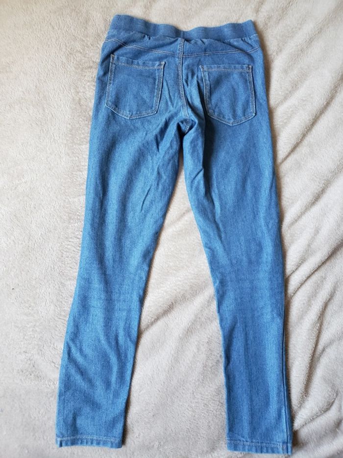 Jegging bleu taille 10 ans - photo numéro 3