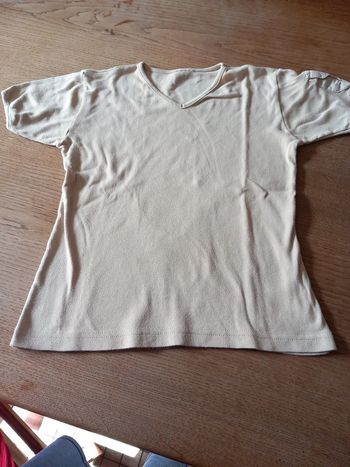 Tee-shirt coton beige T36 la redoute