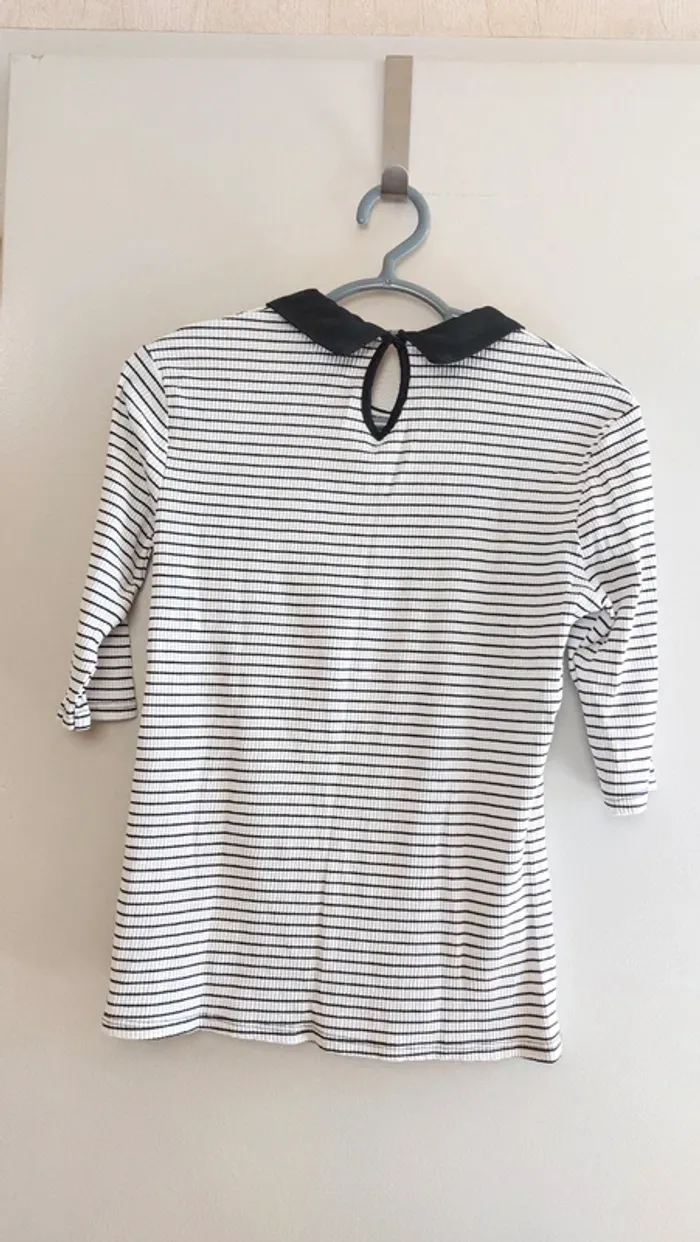 Blouse manches 3/4 Cache cache taille 36 ou S - photo numéro 3