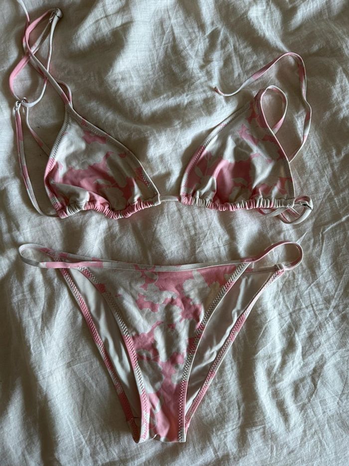 Maillot de bain paddé rose