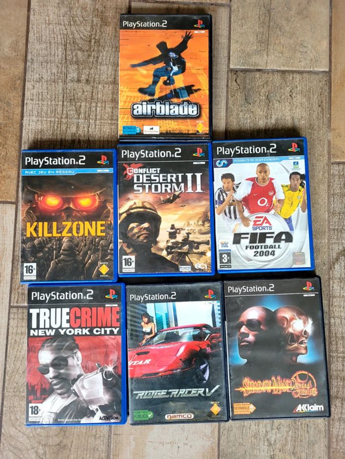 Lot de 7 jeu play station 2 - photo numéro 2