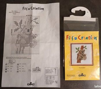 Modèle point de croix koala