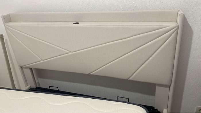 Lit, sommier avec matelas 140/200.   25cm - photo numéro 3