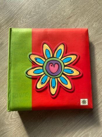 Album photo motif fleurs 