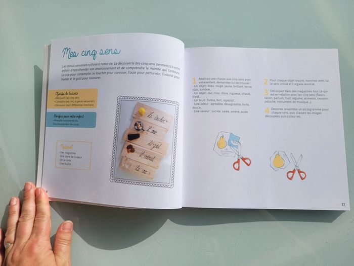 Livre les 5 Sens, 50 activités Montessori pour découvrir le monde autrement - photo numéro 5