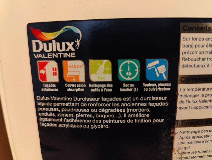 Durcisseur pour façades Dulux Valentine - 5 litres - photo numéro 8