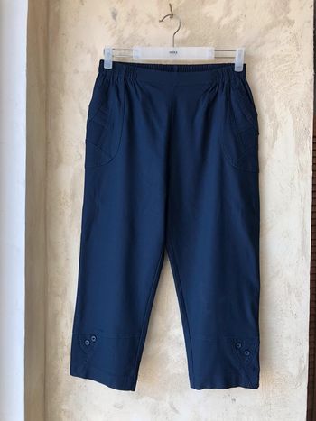 Pantacourt marine taille haute M