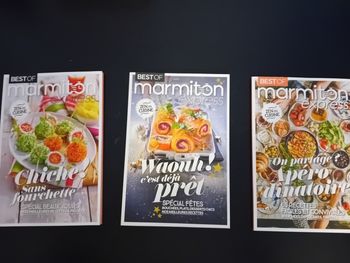 Lot 3 magazines de recettes