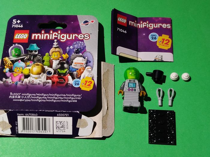 Minifig Lego Espace - Cuisinier - série 26 - Parfait État - avec boîte - Lego Original
