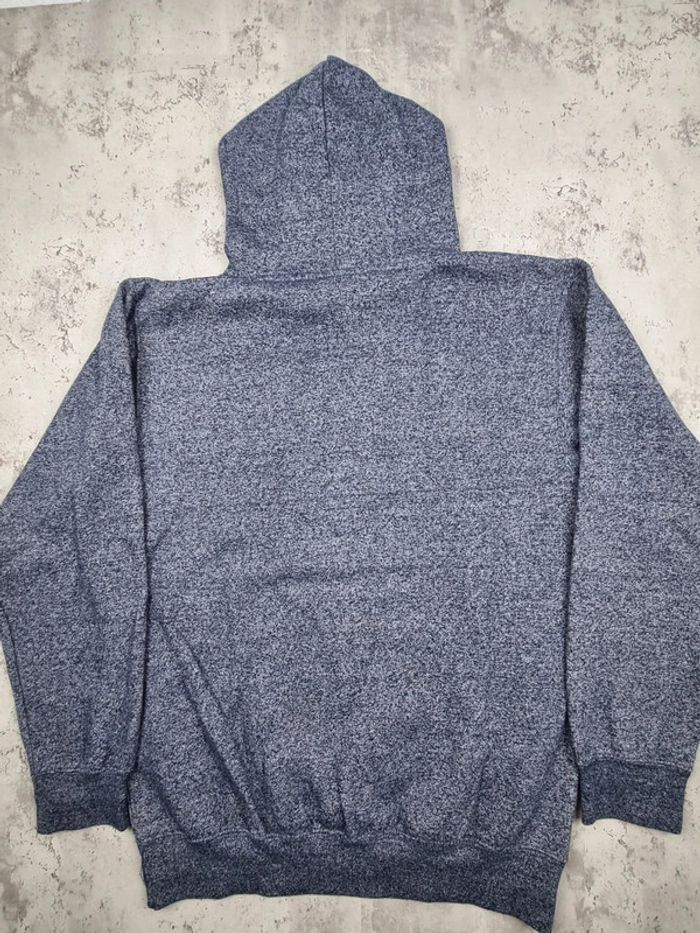Pull capuche universitaire bleu/gris, M Hommes - photo numéro 4
