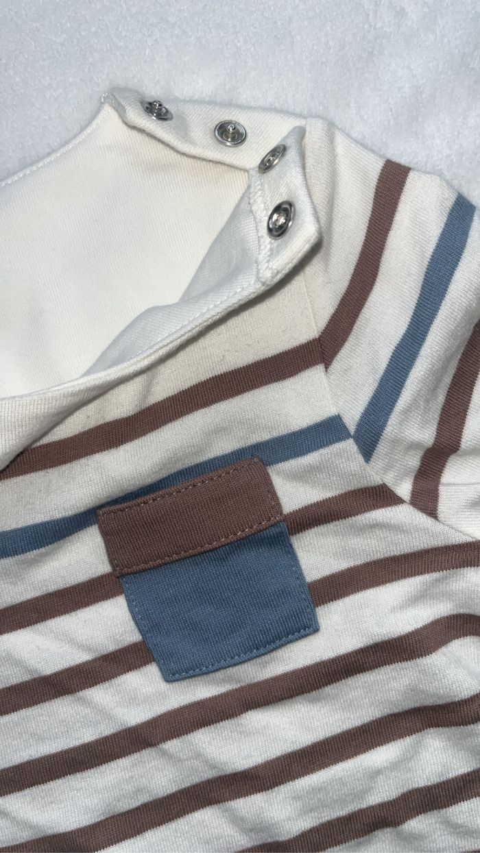 Ensemble t-shirt marinière + jeans👕👖 - photo numéro 3