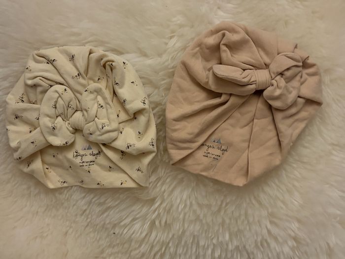 Konges Slojd  turban / bonnet – Lot de 2 (0-3 mois) - photo numéro 4