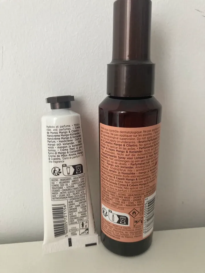 Brume corps et crème mains mangue Yves Rocher - photo numéro 2