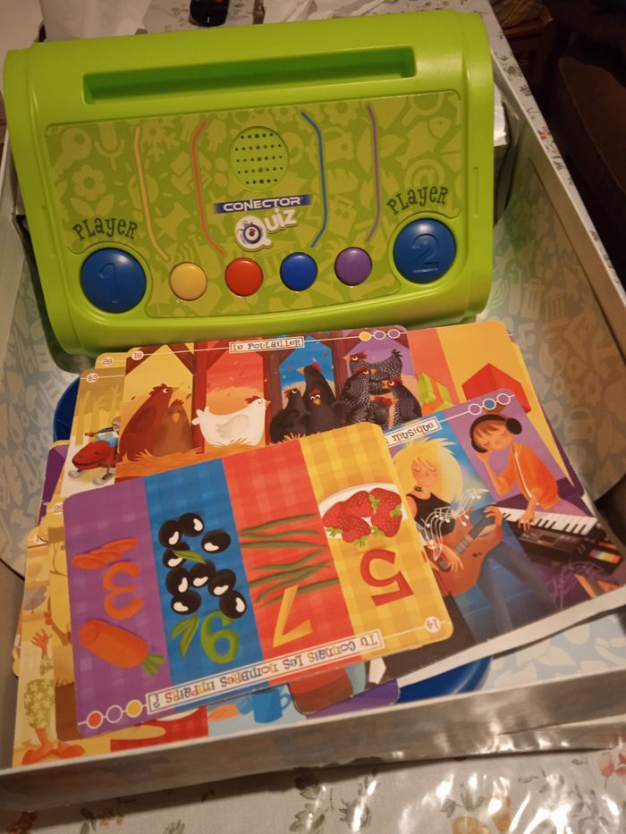 Vend jeux enfants marque conector Quiz âge 4 et plus - photo numéro 2