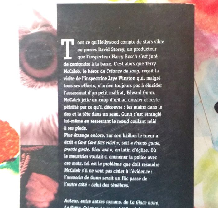 L'Oiseau des Ténèbres de Michael Connelly Ed. Seuil Policiers - photo numéro 2