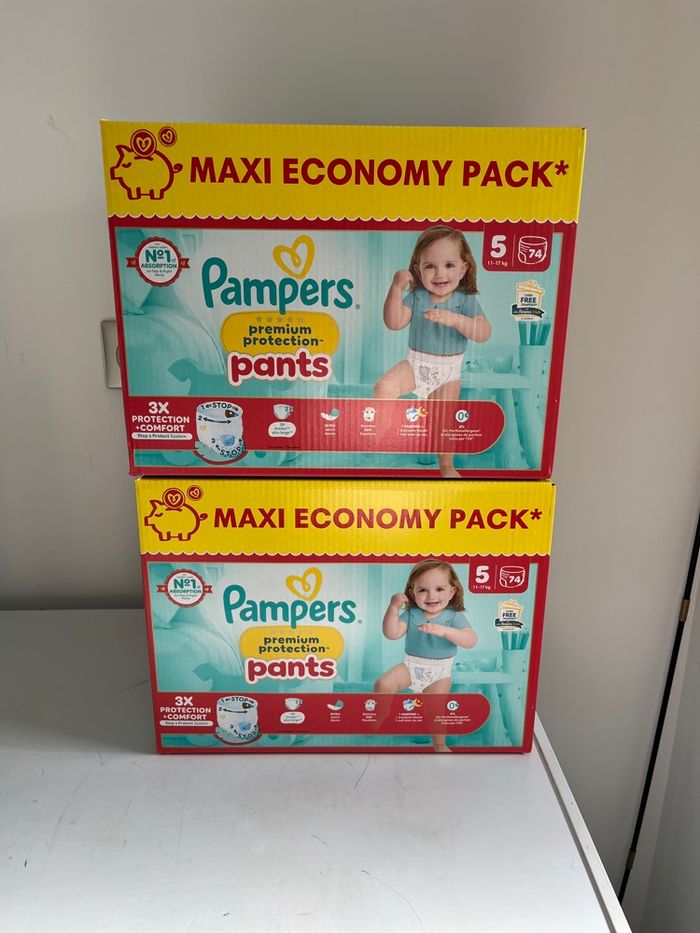 Couches Pampers pants premium protection taille 5