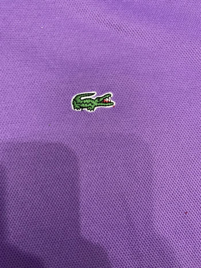 Polo Lacoste violet - photo numéro 4