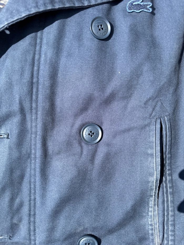 Manteau Lacoste bleu marine – Taille M – Élégant et sobre - photo numéro 2