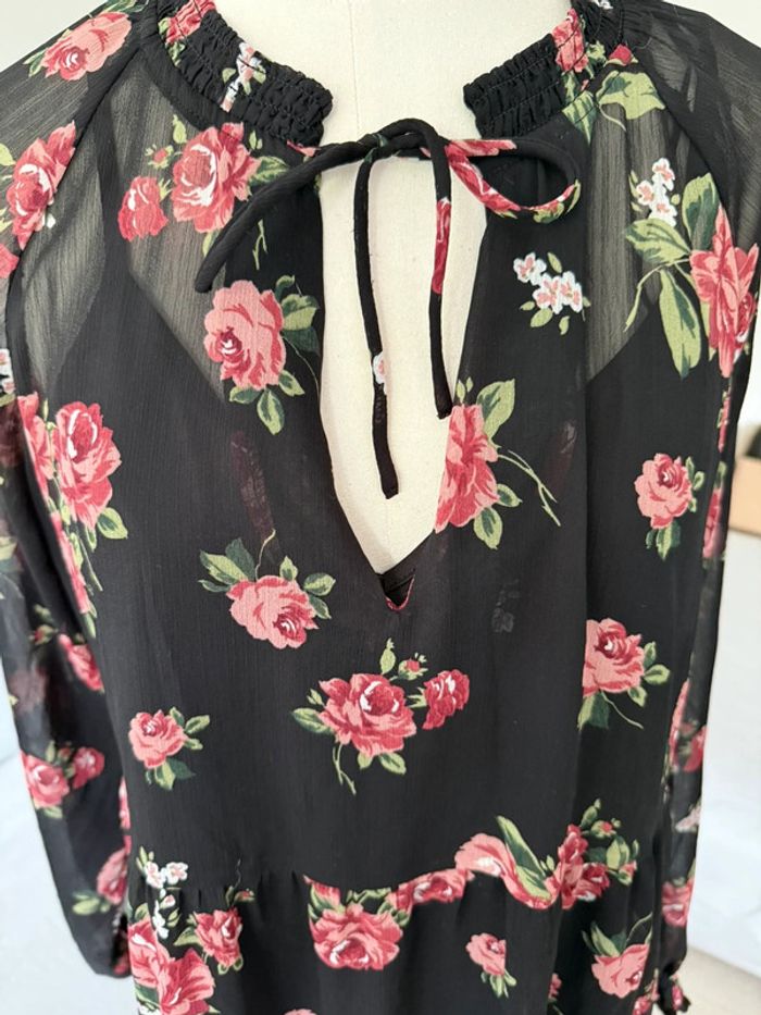 Robe tunique fleurie - photo numéro 3