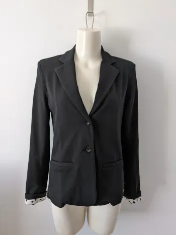 Veste noire en coton - Des Petits Hauts - taille 1