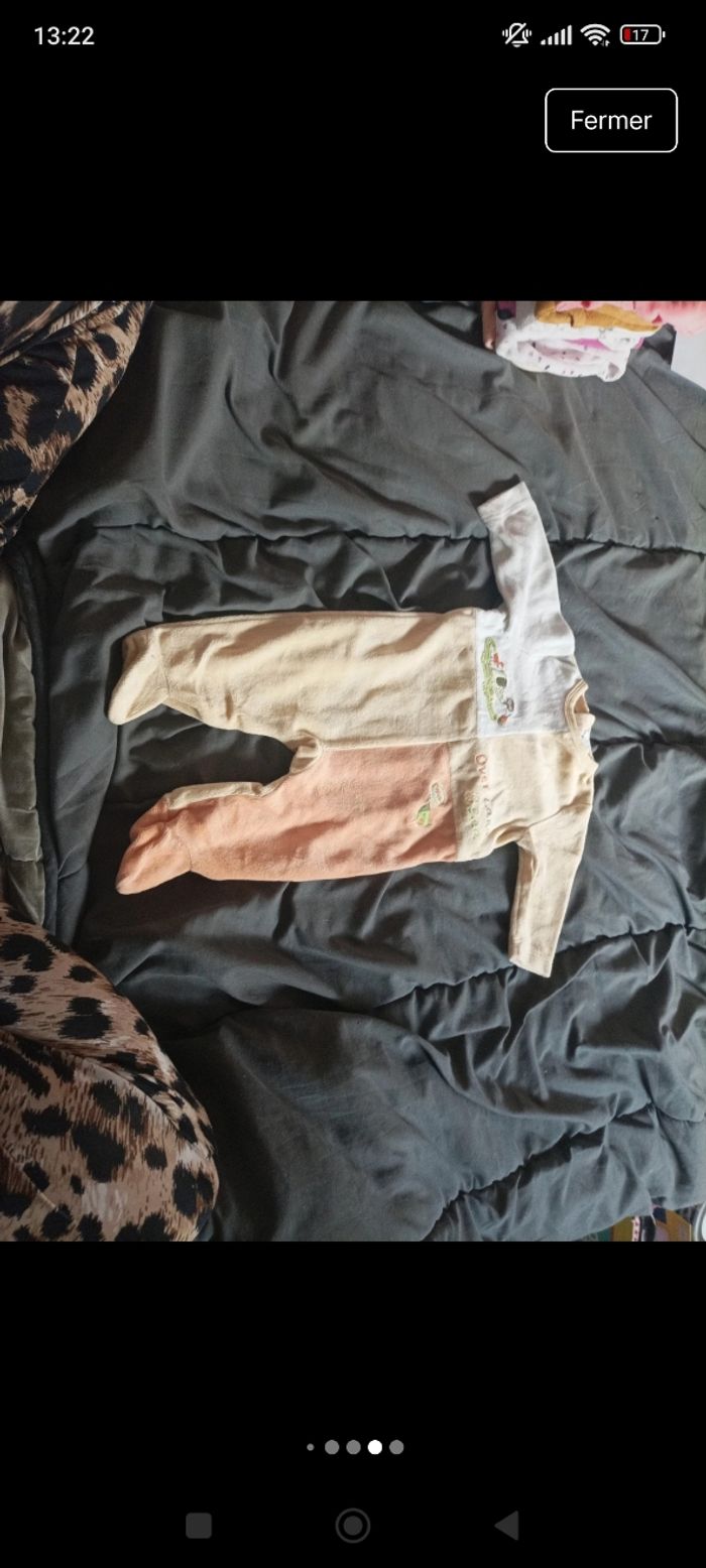 Lot de pyjama bébé fille taille 3 mois - photo numéro 6