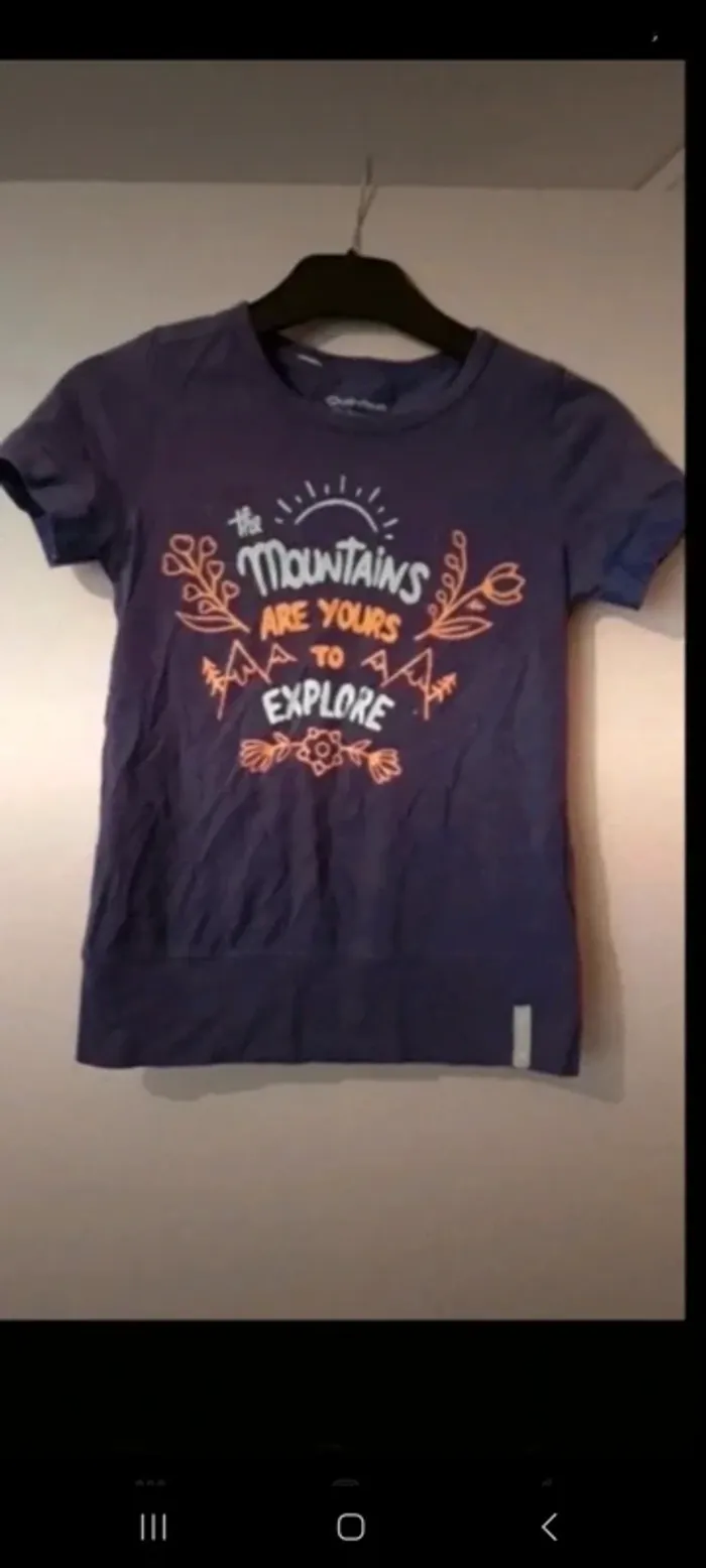 Tee-shirt violet