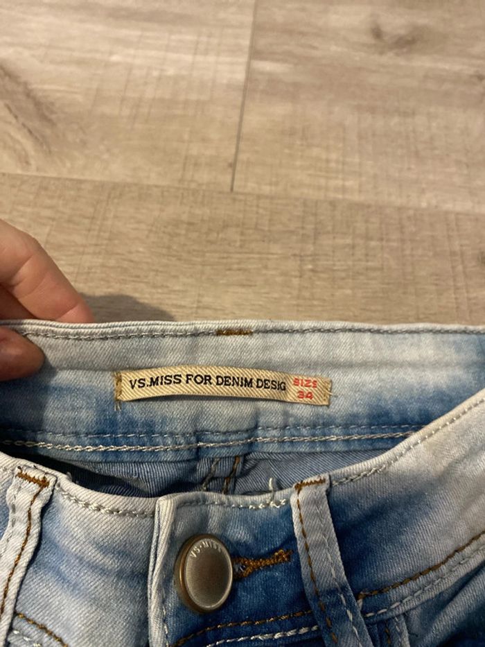 Jean bleu skinny taille 34 - photo numéro 3
