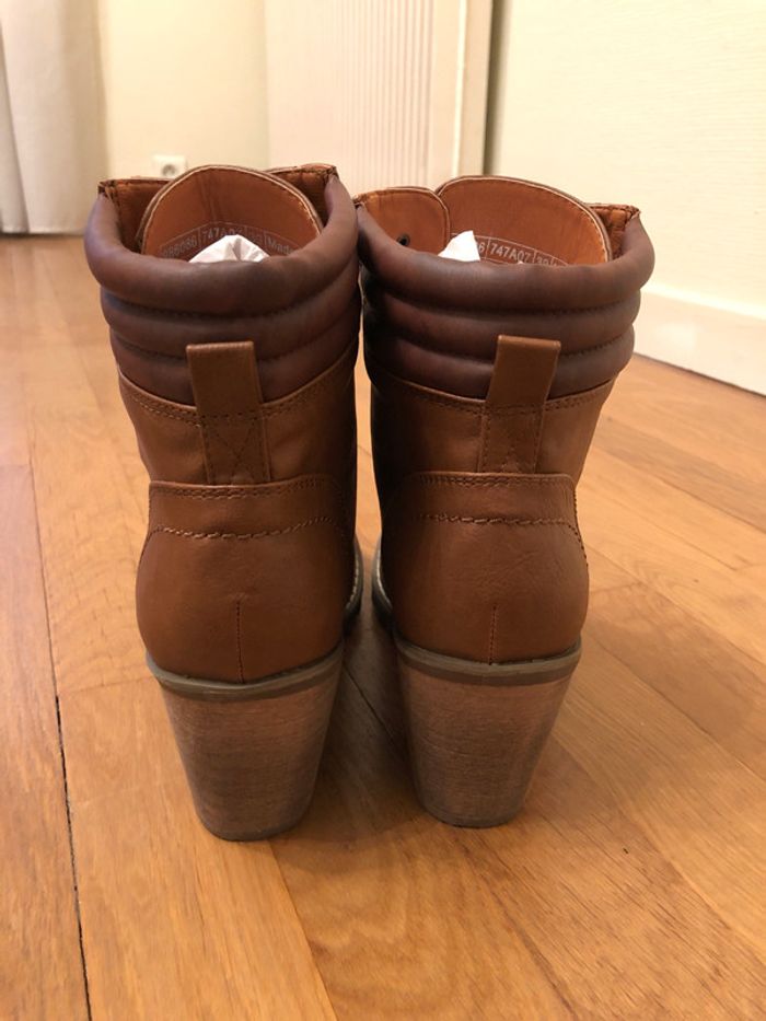 Bottines marrons Pimkie pointure 39 - photo numéro 4