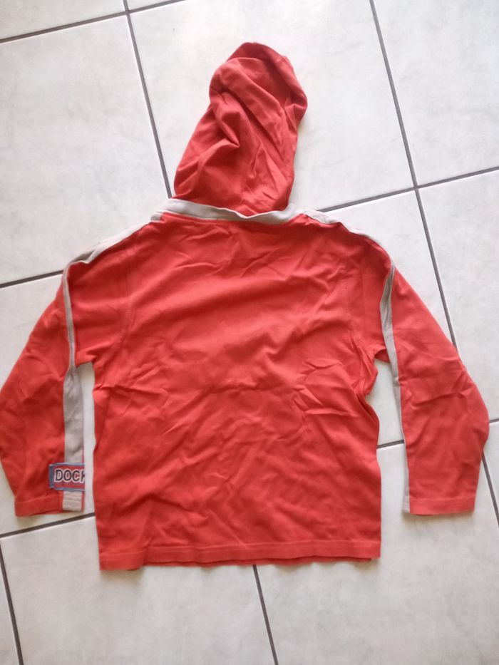 T shirt garçon manches longues, à capuche - photo numéro 2