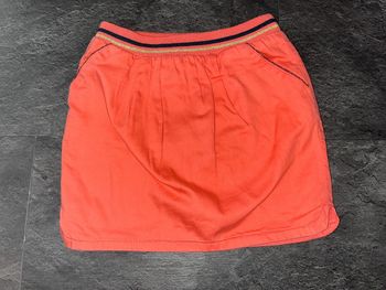 Jupe droite orange