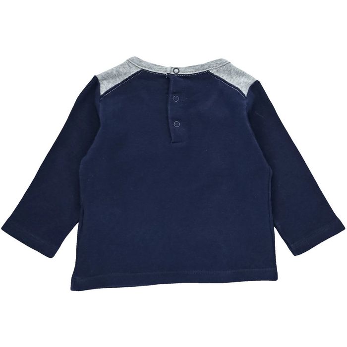 T-Shirt à manches longues 6 mois en coton Petit Bateau - photo numéro 2