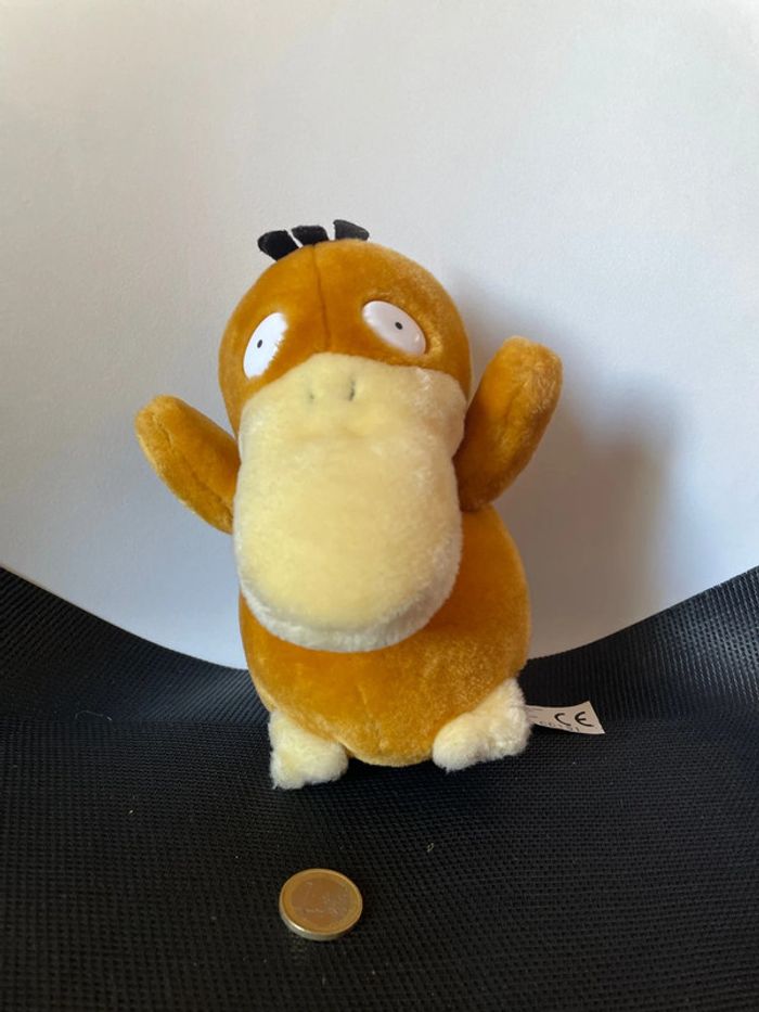 Pokémon Peluche vintage Psykokwak Psysuck 16cm Nintendo créatures game freak officielle 1999