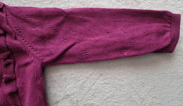 Gilet cassis à boutons décorés - 18M - Sergent Major (TBE) - photo numéro 4