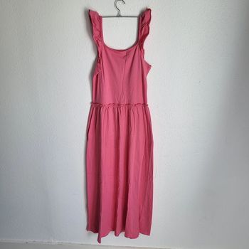 Robe longue fushia