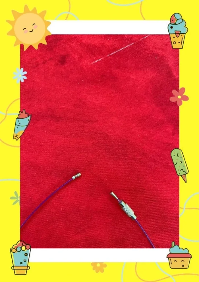 Collier avec fleurs rose violet argenté - photo numéro 3