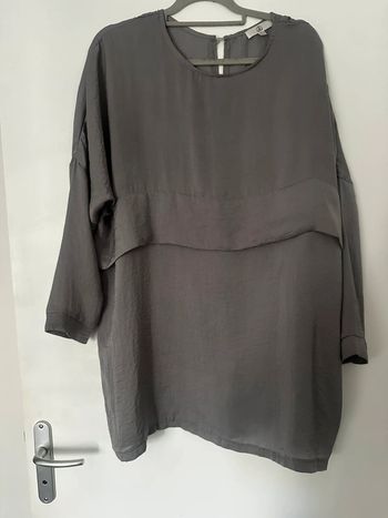Tunique grise fluide