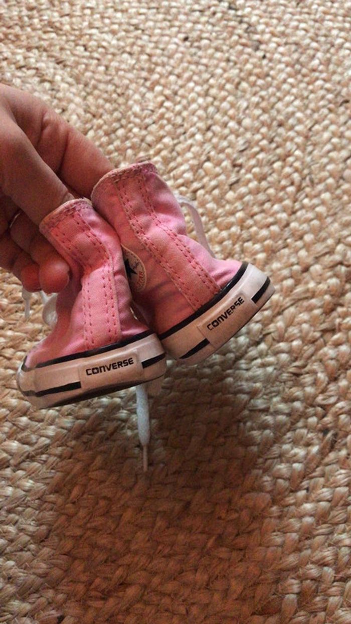 Converses roses - photo numéro 3