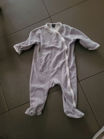 Pyjama velours kiabi 9 mois