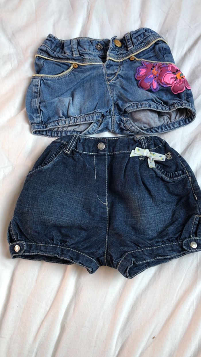 Lot short 18 mois