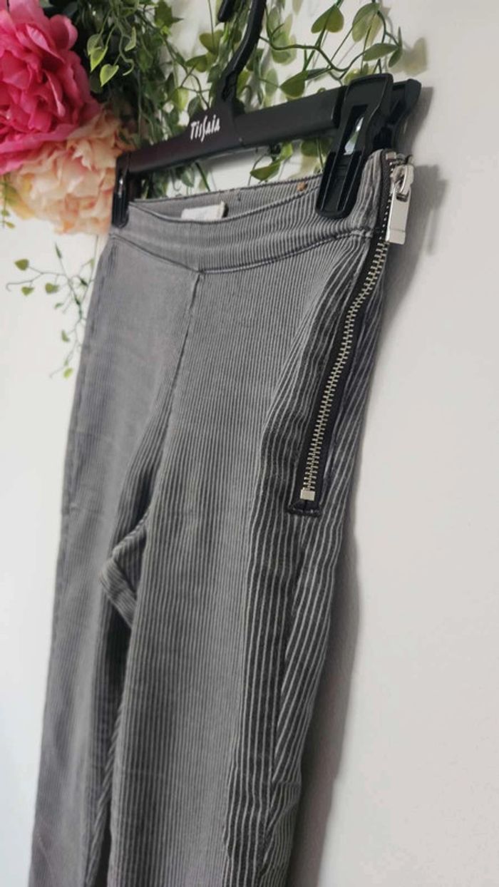 Pantalon slim zip femme 🎀 taille 36 S 🎀 - photo numéro 2