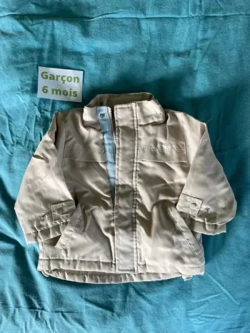 Blouson léger rentrée garçon 6 mois