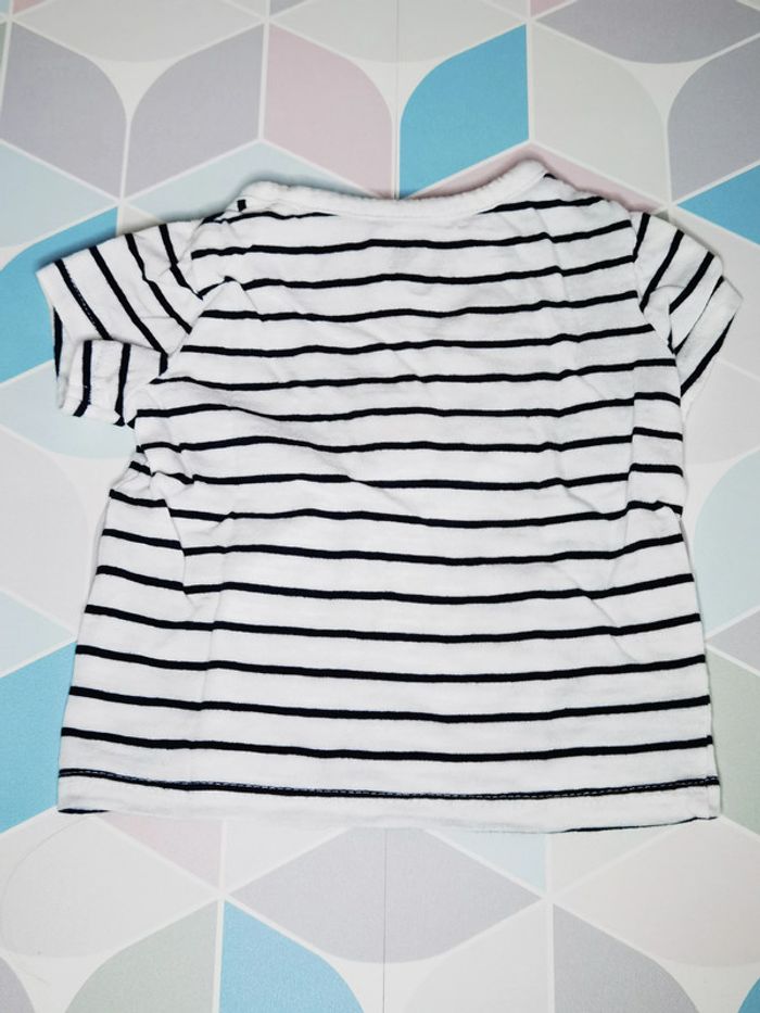 D2369 - tee-shirt garçon 3 mois - photo numéro 2