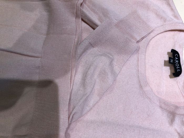 Caroll taille 36 Pull Rose - photo numéro 19