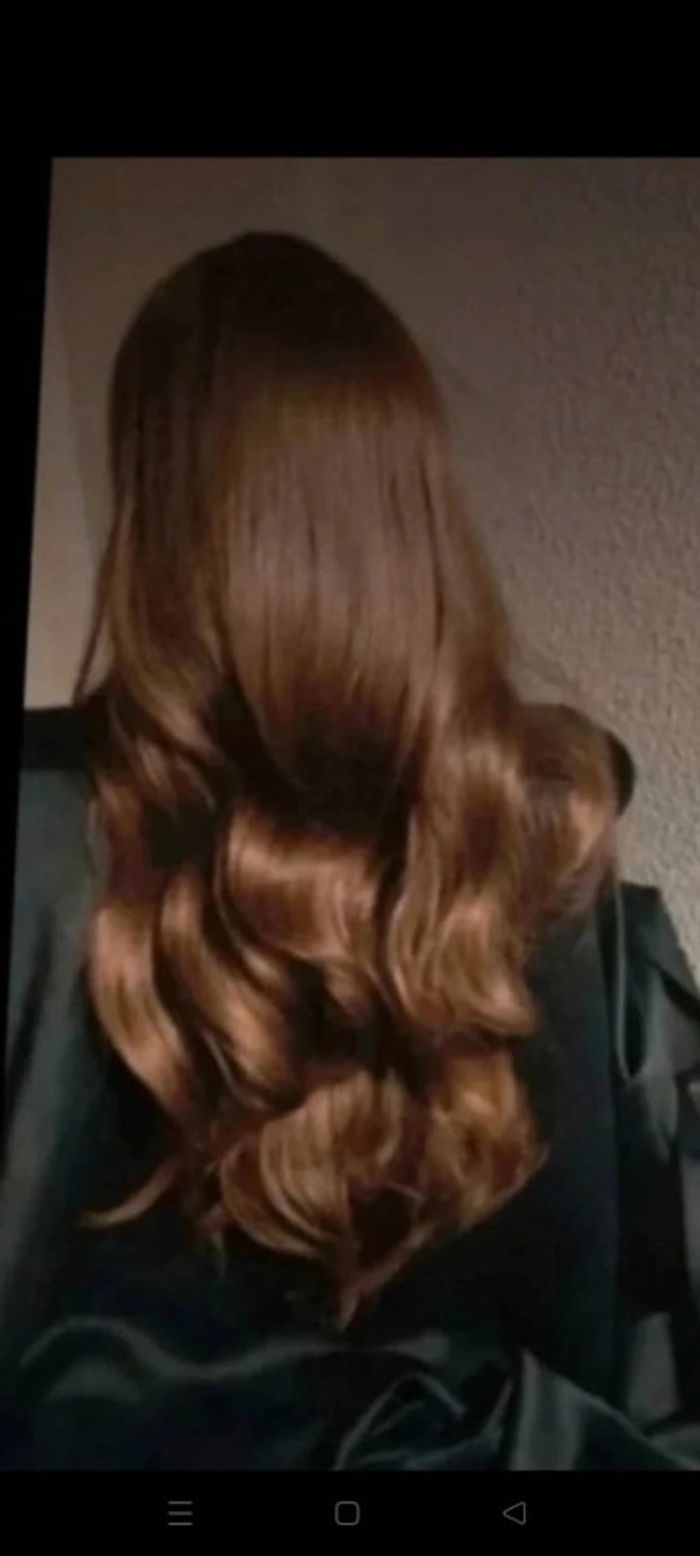 Perruque Châtain Ombré Naturelle Luxe Tendance 49€ - photo numéro 3