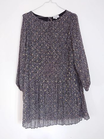 Emme ella robe longue jolis motifs dorés taille M - dressing trié par tailles