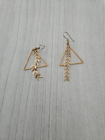 Boucle d'oreille triangle