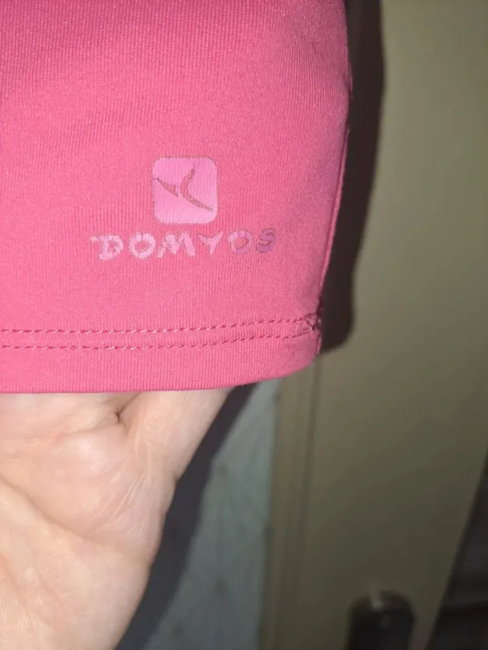 Débardeur fille 14 ans domyos tbe rose - photo numéro 2