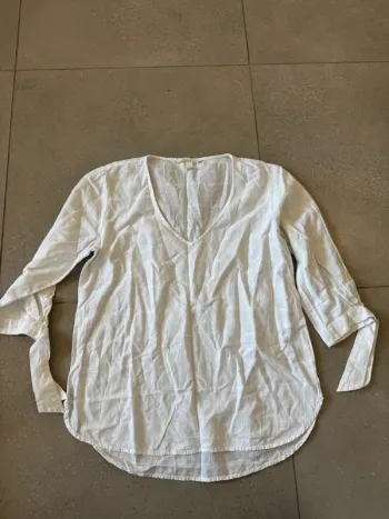 Haut blanc H&M, taille 38, très bon état